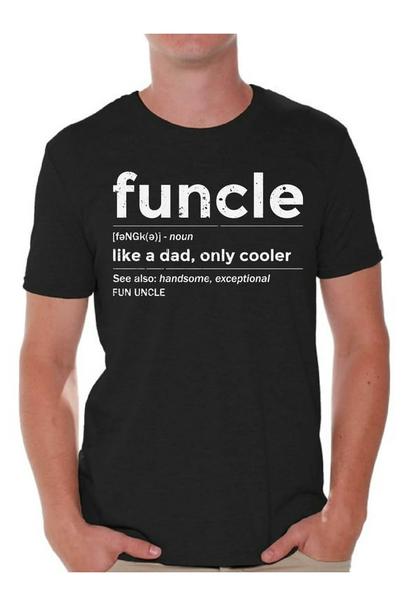 Christmas Gifts for Uncle - Funcle Shirt - Uncle Birthday Gifts Men's T-Shirt - Father's Day Tee for Him New Year Xmas 2020 Shirts