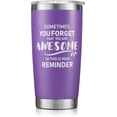 thumbnail image 1 of Christmas Gifts for Women,Inspirational Thank You Birthday Gifts for Women,Mom,Wife with this Funny Tumbler - Purple 20oz, 1 of 5