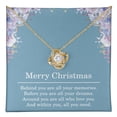 thumbnail image 1 of Christmas Gifts for Women Merry Christmas Necklace for Her Title: 18K Yellow Gold Finish, Box Choice: Standard Box, 1 of 1