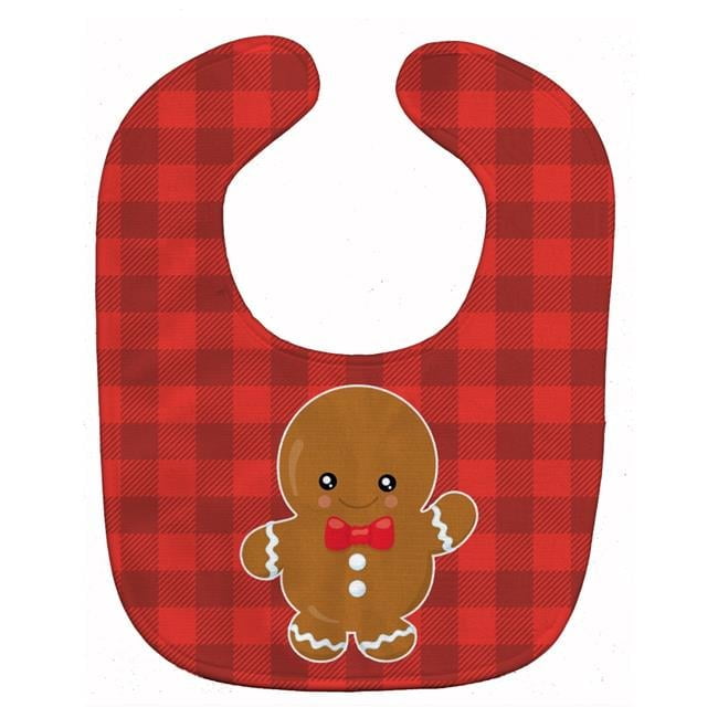 Christmas Gingerbread Boy Baby Bib