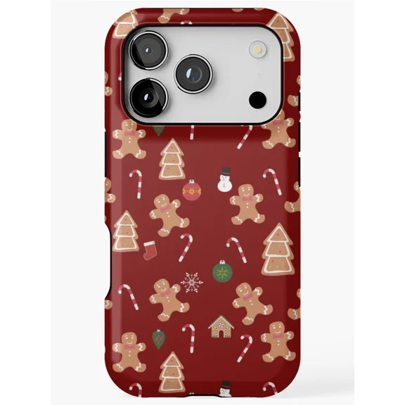 Christmas Gingerbread Cookies Holiday Treats and Ornaments Tough Phone Case for iPhone 16 Pro