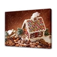 thumbnail image 1 of Christmas Gingerbread House Canvas Poster Bedroom Decor Sports Landscape Office Room Decor Gift,Frame-style,12x18inch(30x45cm), 1 of 8