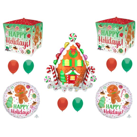 Christmas Gingerbread House Cookies Party Birthday Decorations Candy