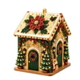 thumbnail image 1 of Christmas Gingerbread House Decor 5D Diamond Painting Kit Diy Miniature House Set for Adults Holiday Craft Ornament Tabletop Display Gift, 1 of 3
