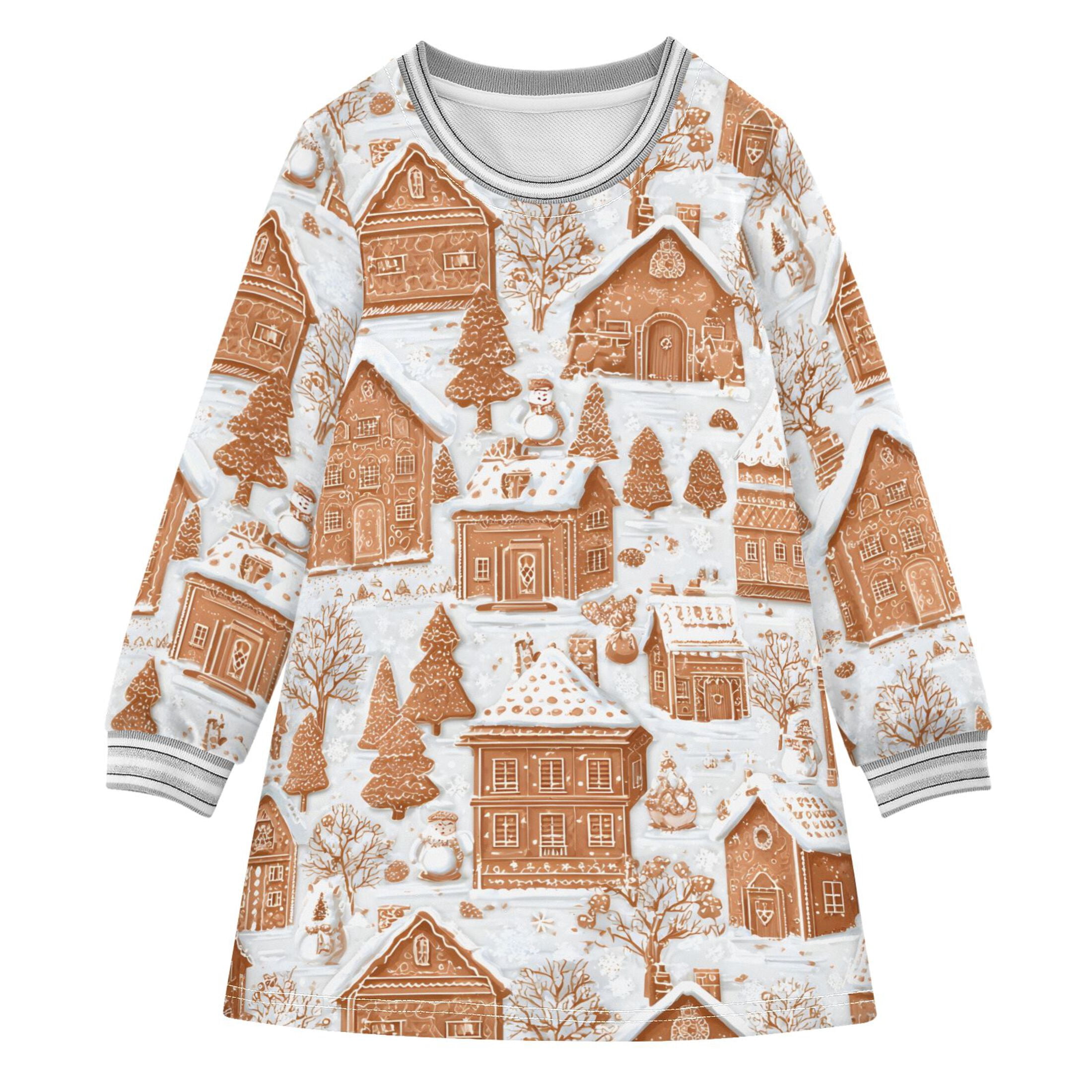 christmas gingerbread dress Gingerbread Dress, Girls Gingerbread Man Dress, Girls Christmas Dress, Christmas Baking Dress, Cute Christmas Dress for Girls