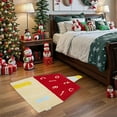 thumbnail image 1 of Christmas Gingerbread House Shaped Area Rug,Christmas Gingerbread Door Mat,Non-Slip Ultra Soft Microfiber Door Mat Plush Decorative Welcome Mat for Living Room Bedroom Decor,31.5x19.7in, 1 of 5