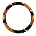 thumbnail image 1 of Christmas Gingerbread Man 14.5 Inch Printing PVC Leather Car Wheel Covers Steering Wheel Cover Auto Accessories, 1 of 6