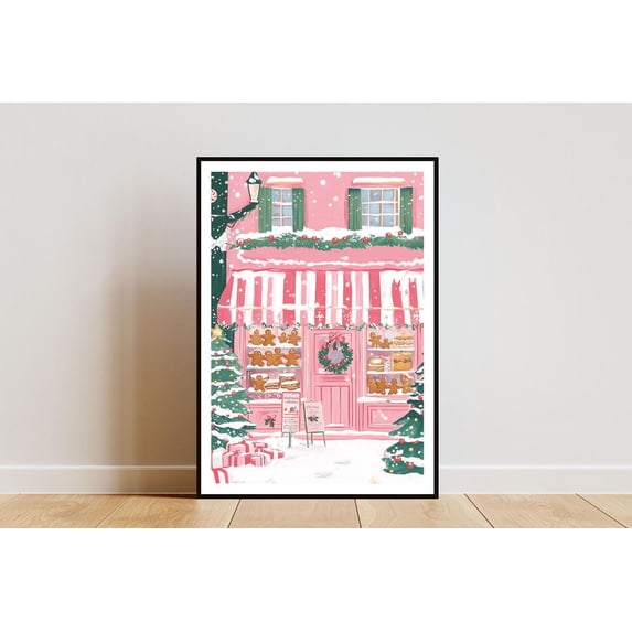 Tech Store Posters Christmas Gingerbread Man Bakery Art Bakery Art Coffee Bakery Coffee ...