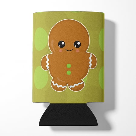 Christmas Gingerbread Man Can or Bottle Hugger