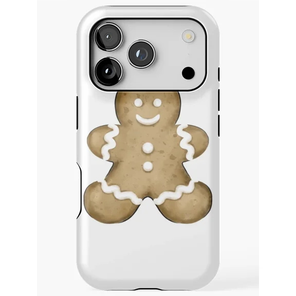 Christmas Gingerbread Man Cookies and Biscuits Tough Phone Case for iPhone 15 Pro Max