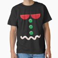 thumbnail image 1 of Christmas Gingerbread Man Costume Funny Holiday Baking Cookie Gear Unisex T-Shirt, for men & women, up to size 5XL, 1 of 2