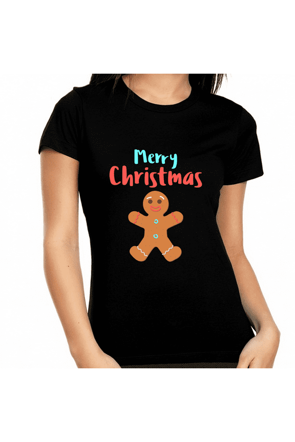 Christmas Gingerbread Man Funny Christmas Pajamas for Women Christmas PJs for Women Funny Christmas Shirt