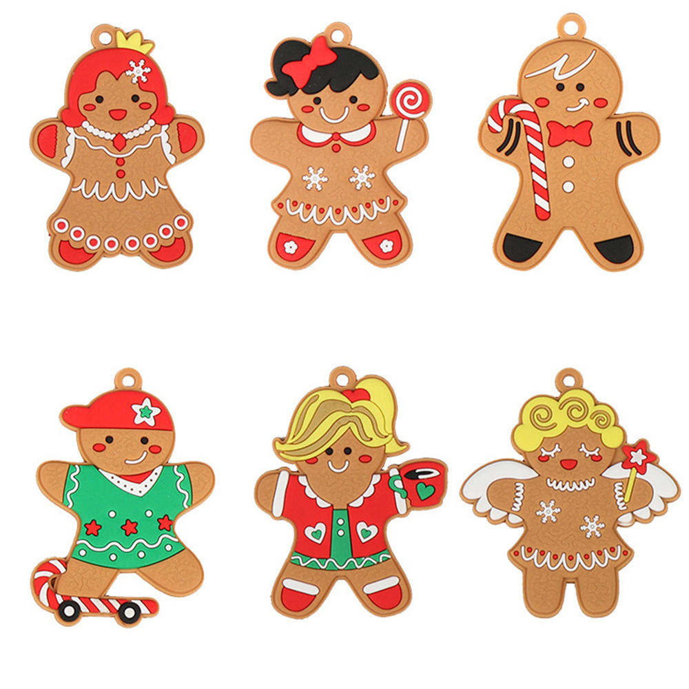 Christmas Gingerbread Man Ornaments for Christmas Tree Decoration