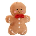 thumbnail image 1 of Christmas Gingerbread Man Plush Pillow Sofa Cushion Festive Home Decors Soft Stuffed Gingerbread Man Christmas Tree, 1 of 11