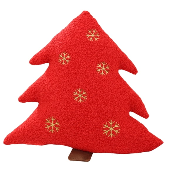 Christmas Gingerbread Man Plush Pillow Sofa Cushion Festive Home Decors Soft Stuffed Gingerbread Man Christmas Tree