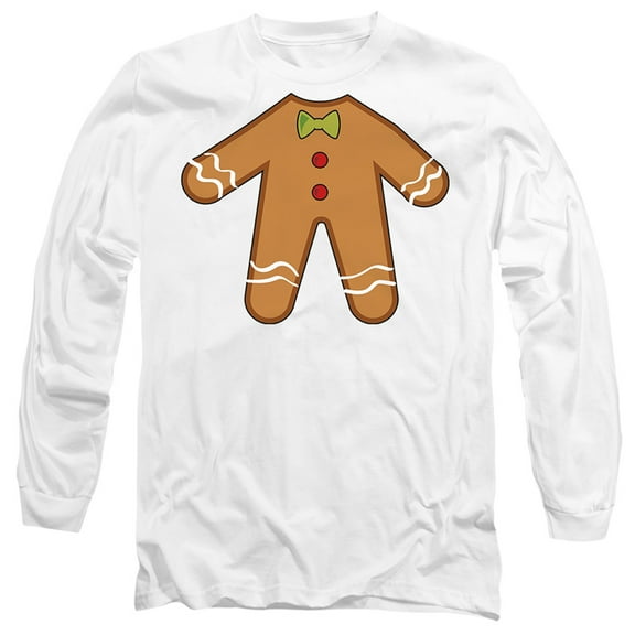 Christmas Gingerbread Man Unisex Adult Long-Sleeve T Shirt
