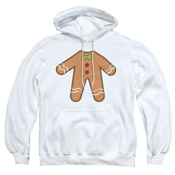 Christmas Gingerbread Man Unisex Adult Pull-Over Hoodie