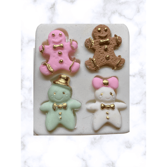 Christmas Gingerbread Theme Silicone Mold