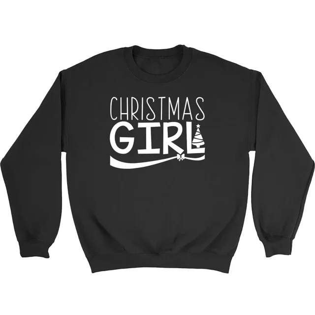 Christmas Girl Mens Womens Sweatshirt Jumper