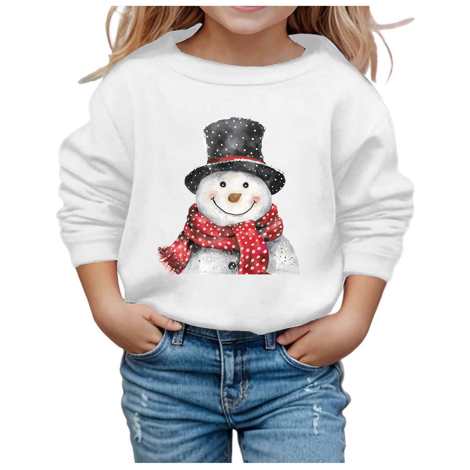 Christmas Girls Hoodies Sweatshirts Girls' Autumn And Winter Christmas ...
