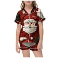 Christmas Girls Outfits Set Pajamas For Children Shirt And Pant