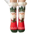 thumbnail image 1 of Christmas Girls' Socks, Winter Floor Socks Snow Socks Moon Children's Plush Coral Velvet Socks Home Sleep Socks Carpet Socks Leg Cover, 1 of 4