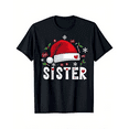 thumbnail image 1 of Christmas Girls T-Shirt – Adorable Santa Hat Print Tee for Girls, 1 of 7