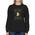 thumbnail image 1 of Christmas Gives Me Amxiety Sweatshirt Women -Smartprints Designs, Female 5X-Large, 1 of 4