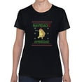 thumbnail image 1 of Christmas Gives Me Amxiety T-Shirt Women -Smartprints Designs, Female 4X-Large, 1 of 4