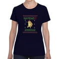 thumbnail image 1 of Christmas Gives Me Amxiety T-Shirt Women -Smartprints Designs, Female x-Large, 1 of 4