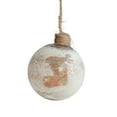 thumbnail image 1 of Christmas Glass Ball Ornament - Transparent Hanging Bauble with String for Tree, Window, Door, or Desktop Holiday Decoration, 1 of 5