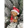 thumbnail image 1 of Christmas Glass Ornament - Teddy Bear with Gift by Wizardi F07M3-14 HB-SY25084, 1 of 1