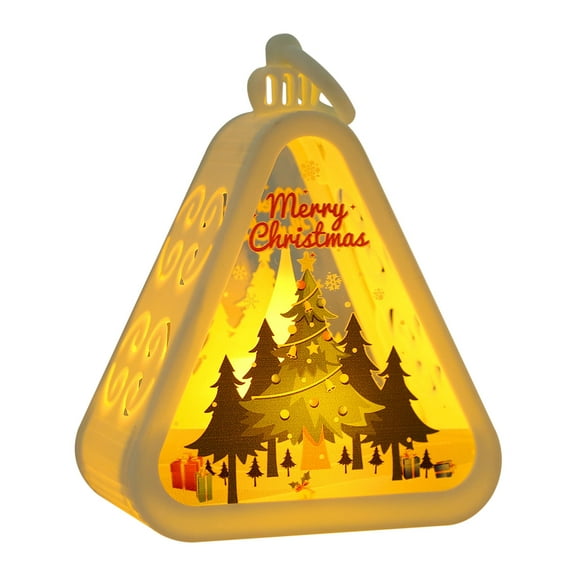 Christmas Glass Snow Globe Glitter Spinning Water Lantern Lighted Musical Snowman with Holiday Tree Scene, 6H Timer Battery & USB Powered Light for Home Decoration