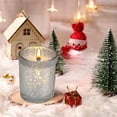 thumbnail image 1 of Christmas Glass Tea Light Holders - Festive Candle Cups, Adds Holiday Sparkling To Dinner Table Instant Winter Centerpiece and Hostess Gift, 1 of 7