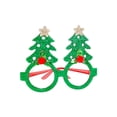 thumbnail image 1 of Christmas Glasses Accessories Party Favors Plastic Fun & Comfortable for Christmas Party Holiday Photo Booth Office Home Christmas Decorations by MPOISVA, 1 of 6