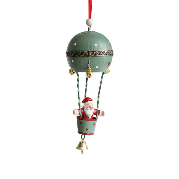 Christmas Gliding Santa Ornament Christmas Hanging Decoration Indoor Outdoor Christmas Tree Decoration