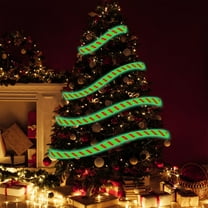 Christmas Glow in Dark Warning Tape Holiday Decoration Luminous Safety Strip PVC Adhesive Tape Non-Slip Surface Alert