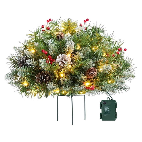 Christmas Glowing Christmas Tree 45cm with LED Lights 8 Modes Timer for Decoration