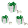 Christmas Glowing Decoration Box Ornament With Bow Christmas Lighting