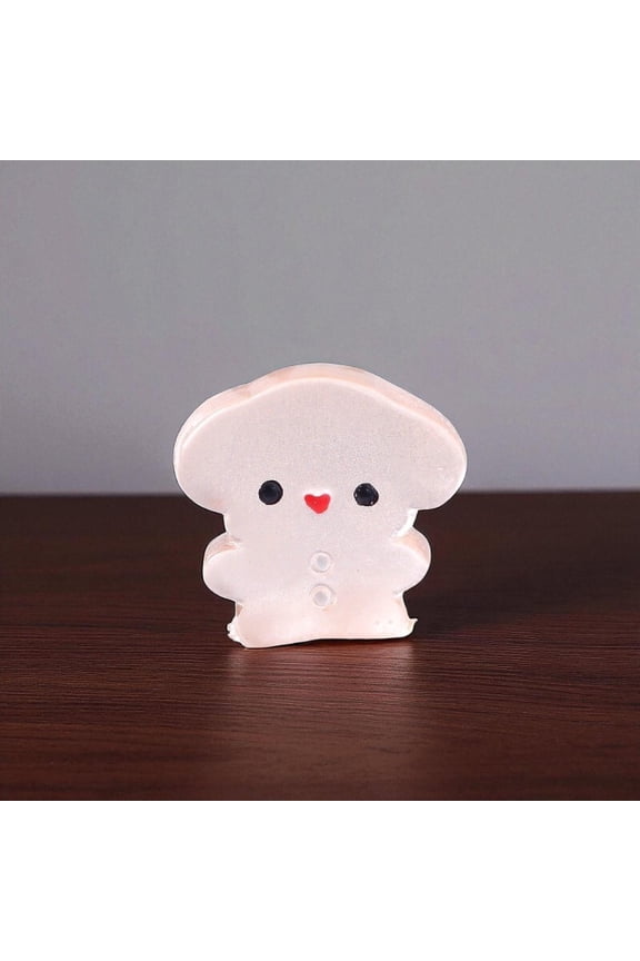 Christmas Glowing Gingerbread Dog Resin Charm DIY Phone Accessory Micro Decoration Single Piece Bag Charm Phone Charm Christmas Gifts Halloween Accessories