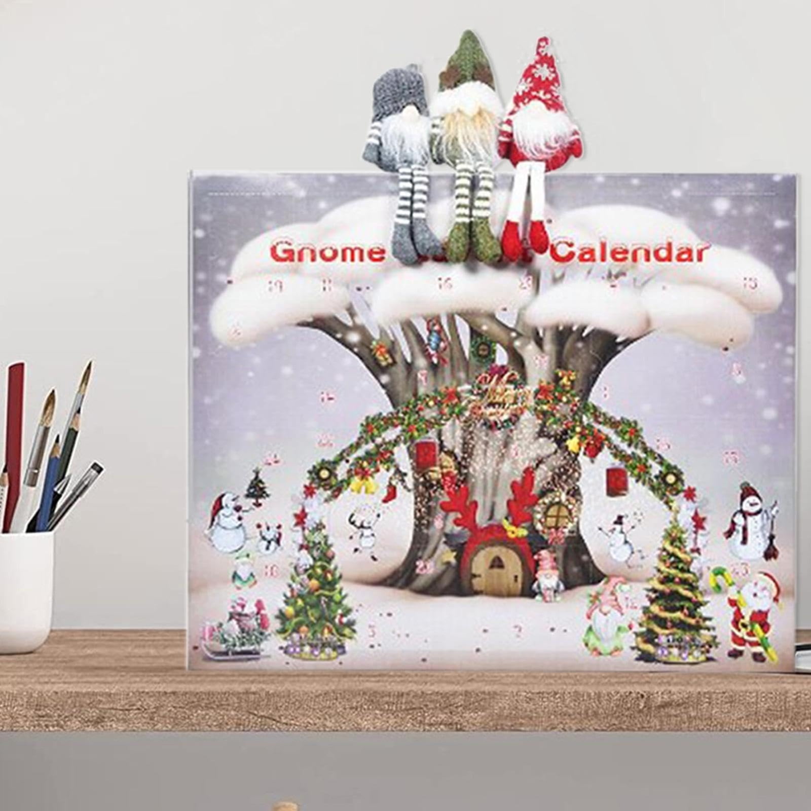 Christmas Gnome Advent Calendar 2025, 24 Day Christmas Advent Calendar