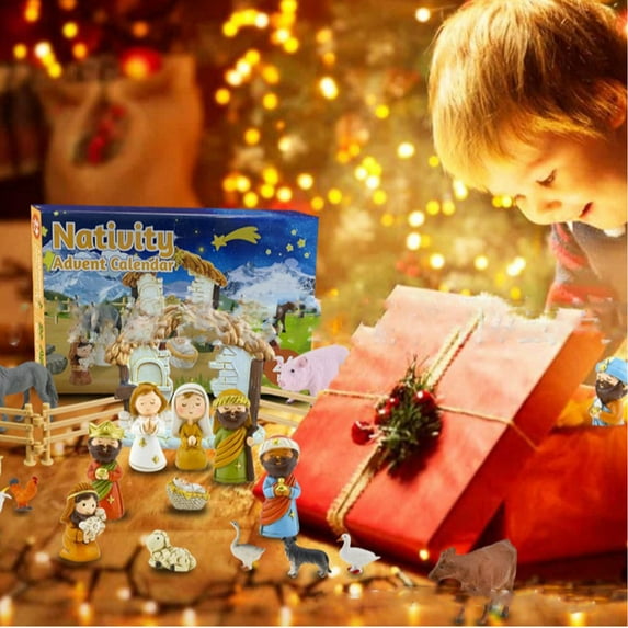 Christmas Gnome Advent Calendar 2024(No Plastic), with 24 Collectible Gnomes Dolls, New 24 Day Holiday Countdown Calendars Kit Gift for Festival Party Supplices