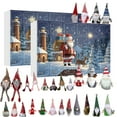 Christmas Gnome Advent Calendar 2024 with 24 Gnome Plush Toys,24 Day