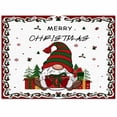 thumbnail image 1 of Christmas Gnome Area Rug 4x6ft Red Green Winter Dwarfs Xmas Box Gifts Non-Slip Washable Square Rugs Soft Felt Indoor Floor Mat for Bedroom Kitchen Living Room Bathroom, 1 of 8