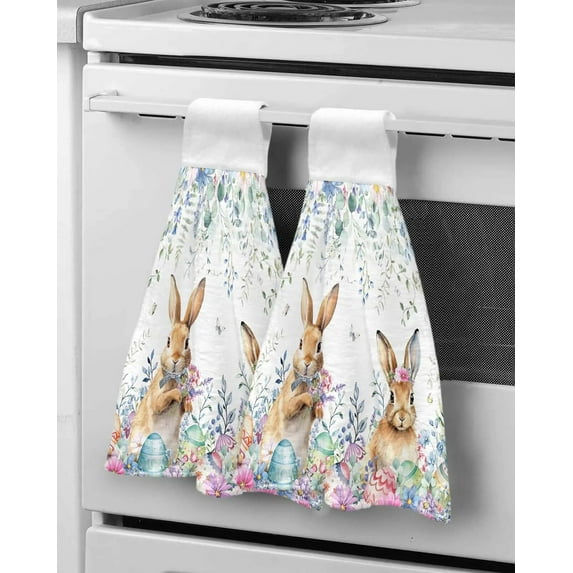 Christmas Gnome Christmas Tree Hand Towels Microfiber Hanging Cloth Quick Dry Cleaning Cloth Xmas Kitchen Towel