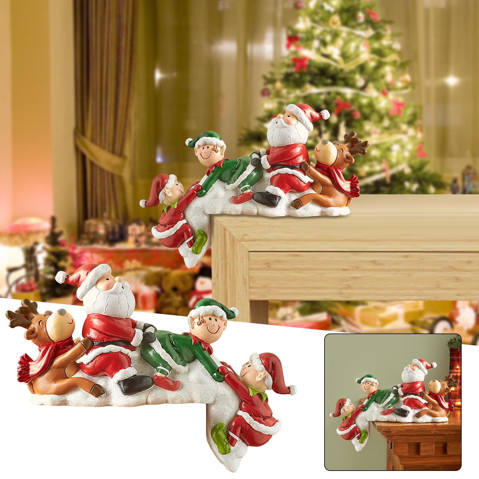 Christmas Gnome, Christmas Decorations Indoor Resin Christmas Gifts