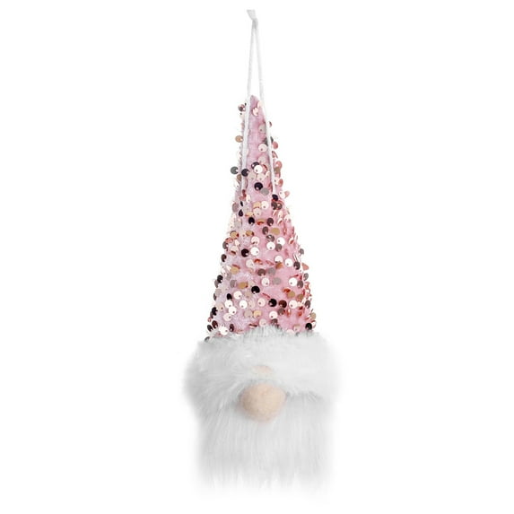 Christmas Gnome Decorations with LED Light - Light Up Sequin Gnomes Handmade Plush Swedish Gnomes for Holiday Christmas Winter Night Home Decorations