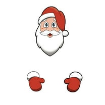 Christmas Gnome Fence Peeker Yard Garden Sign, Xmas Red Gloves Peppermint Candy Tree Topper Ornaments Outdoor Patio Peeking Decor, Snowflakes Holiday Indoor Tree Decoration