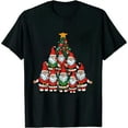 thumbnail image 1 of Christmas Gnome Hanging with My Gnomies Santa Tree Holiday T-Shirt, 1 of 5