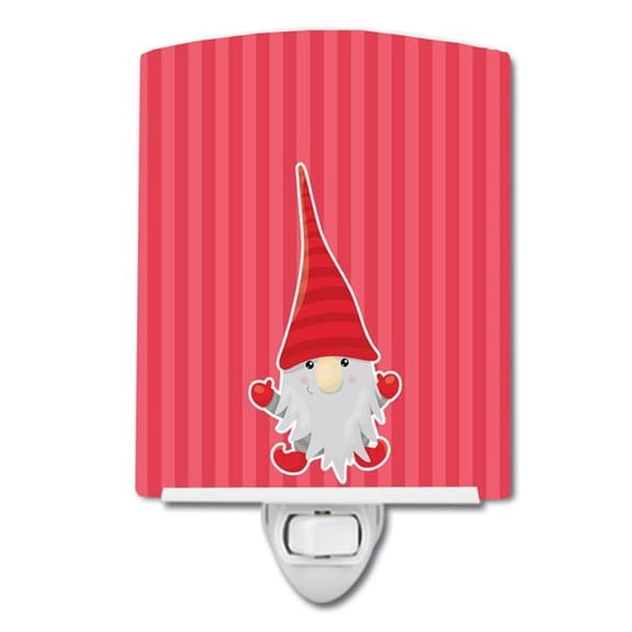 Christmas Gnome Happy Ceramic Night Light